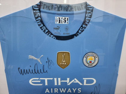 Manchester city 2023/24 signed shirt (framed)