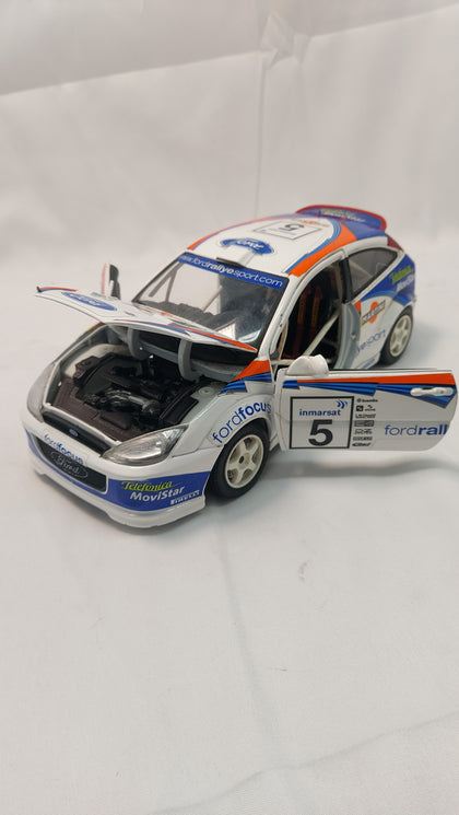Burago Ford focus RS mk1 rally car 1:18 model