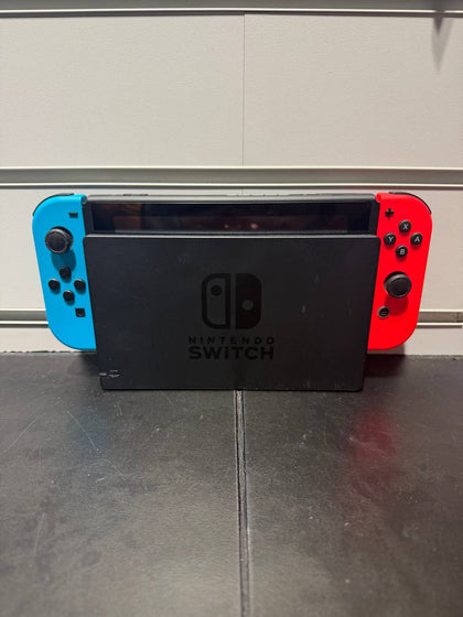 Nintendo Switch Console, 32GB + Neon Red/Blue Joy-Con, Unboxed