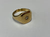 9CT SIGNET RING LEIGH STORE