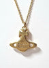 Vivienne Westwood - Willa Bas Relief Pendant Gold Light Rose Necklace
