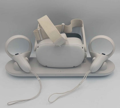 Meta/Oculus Quest 2 VR Headset 128GB with Controllers & charring dock unboxed white