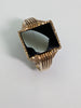 9ct Gold Black Signet Ring Size R