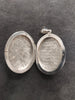 Vintage 925 Sterling Silver Necklace, Love Birds Locket,Love Poem Vintage Locket