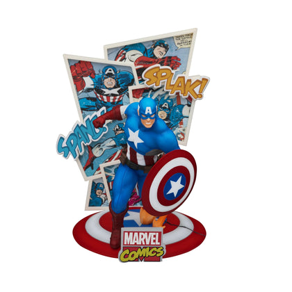 Marvel Comics D Stage PVC Diorama Captain America.