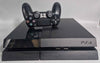Sony PlayStation 4 Console, 500GB Black, With Leads And One Controller *crack on right side of case and front left.*