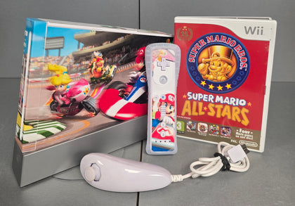 Wii Console, White + Super Mario All Stars