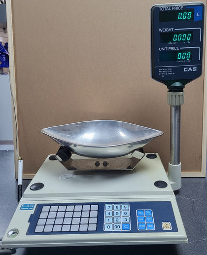 CAS AP-1 Retail Scale Dual Weighing 1bs & Kgs With Pole display