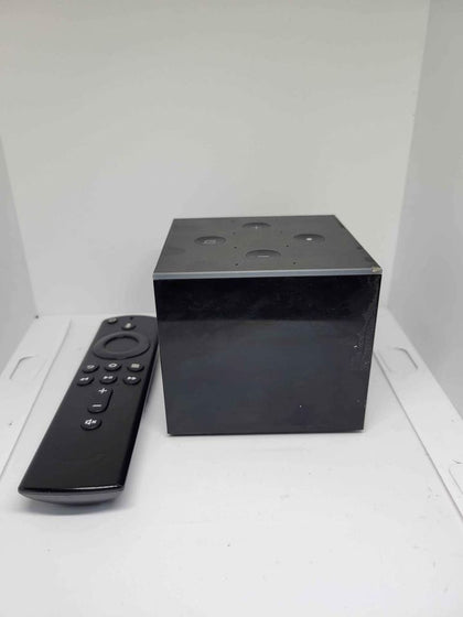 Amazon Fire TV Cube 3rd Gen Internet Streamer - 4K UHD - Unboxed With Remote & Leads - Black