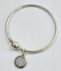 Pandora Signature logo charm bangle
