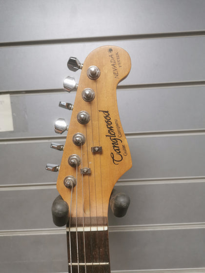 tanglewood nevada red electric guitar-scratches on body