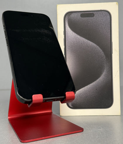 Apple iPhone 15 Pro 256GB Black Titanium 256GB ( 83% Battery Health, 481 Cycle Count ) ** Any Network **