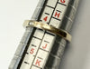 18ct White gold three stone diamond ring size I