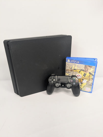 Playstation 4 Slim Console, 500GB Black FIFA 17 Package