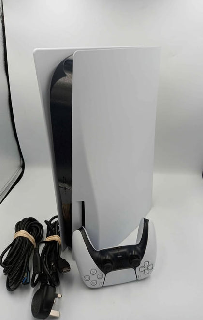 Playstation 5 Console, 825GB, White, Unboxed With White Pad