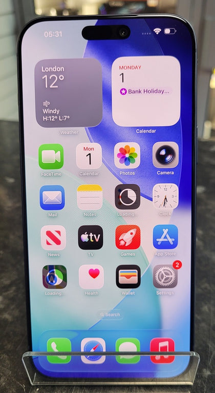 Apple iPhone 17 Pro Max (A3526) 512GB Deep Blue, Unlocked. 100% Battery Health