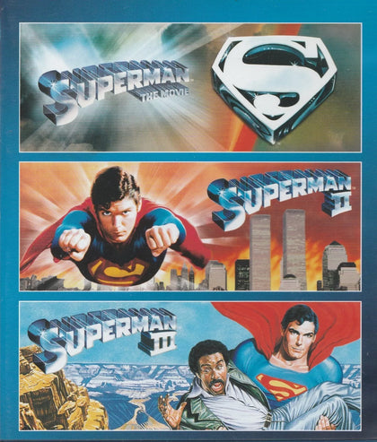 superman blu ray 1-3 christopher reeves