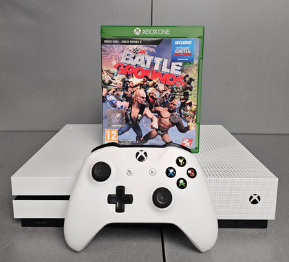 Xbox One S 1TB - White + WW2K Battle Grounds