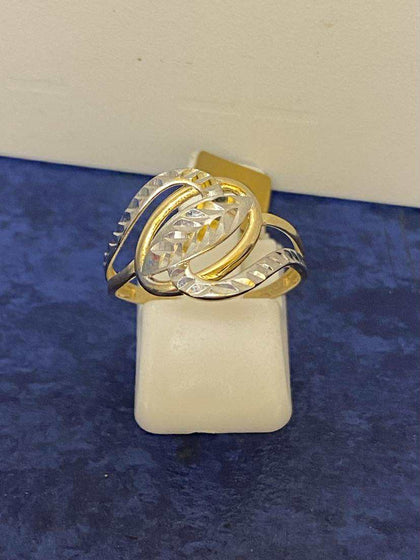 14ct Gold Ring (Size P) Apx 1.6g