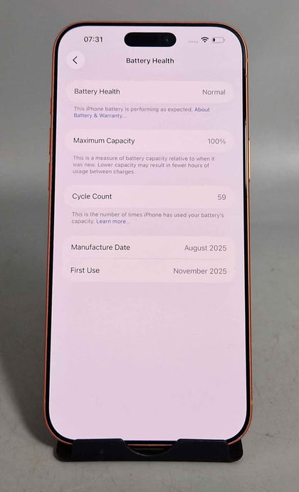Apple iPhone 17 pro max (256GB UNLOCKED/OPEN ORANGE)