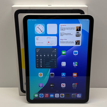 Apple iPad A16 Model A3354 128GB in Silver WiFi Boxed
