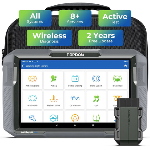 TOPDON Car Diagnostic Tool ArtiDiag900 Lite For All System, Wireless Bluetooth OBD2