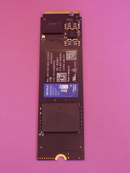 WD Blue SN5000 NVMe Internal SSD M.2 PCIe 4.0 1TB