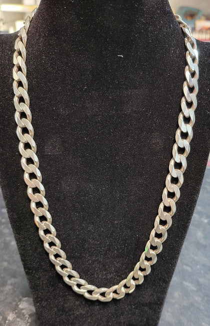925 - silver curb chain - 91.88g - 21