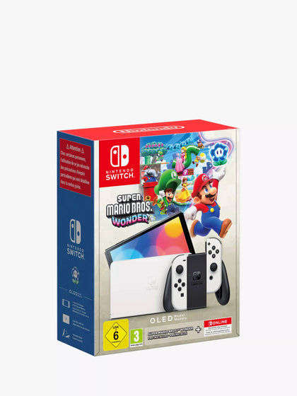 Nintendo Switch OLED 64GB Console with Joy-Con, White
