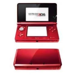 Nintendo 3DS - Metallic Red With Games