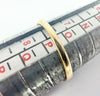 9ct Yellow Gold Eternity ring with CZ Stones size O 1/2