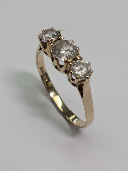 9ct Gold Eternity Ring Size O