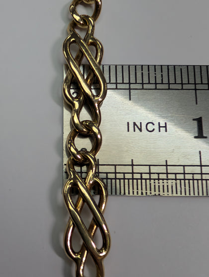 9ct Gold Celtic 8” Bracelet