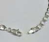 Silver Curb Bracelet 7.5" New