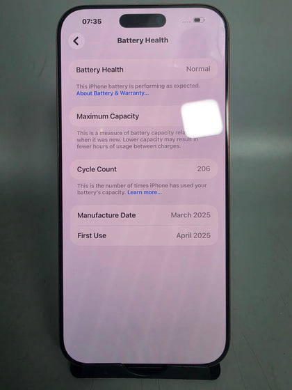 Apple iPhone 16 Pro Max 256GB Desert Titanium, Unlocked (IMEI BLOCKED)