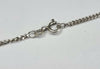 Silver Dog Tag Chain 21"