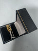 18ct GOLD BROACH 5.9G 750 35mm in Length (white/yellow)