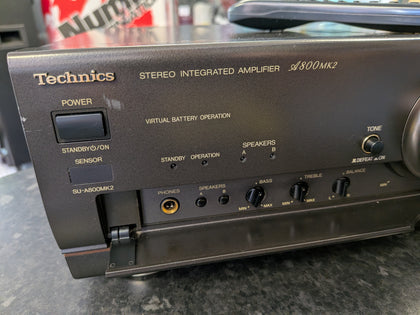Technics A800 Mk2 Stereo Amplifier With Remote