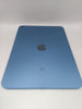 Apple iPad 10th Gen (A2696) 10.9" 64GB - Blue, Wifi, Unboxed with Charger