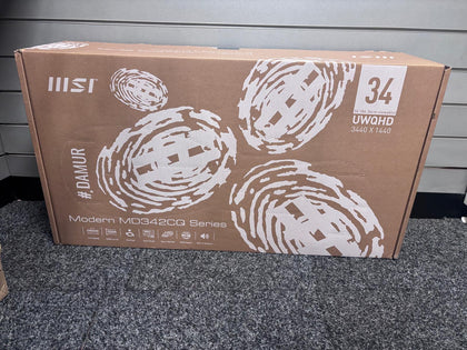 MSI Modern MD342CQP Series Black Monitor - Sealed