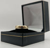 375 9CT HALLMARKED, YELLOW GOLD, PLAIN WEDDING BAND, SIZE:Q, 6.1G, BOXED
