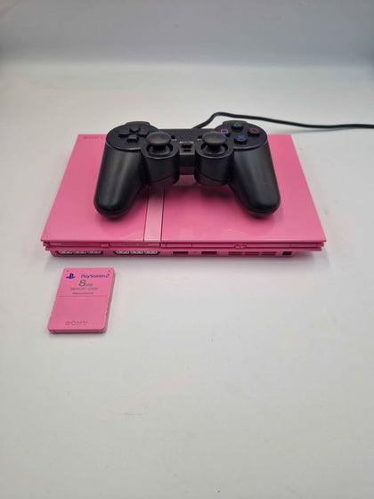PlayStation 2 Slimline Console, Pink, Includes 1x Black PS2 Controller - Not Boxed