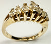 14ct gold diamond ring size N