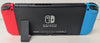 Nintendo Switch neon red/blue with 1 unboxed game