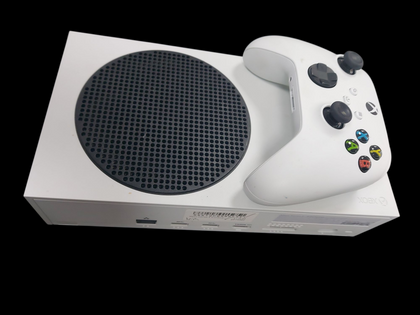 Xbox Series S 512GB Unboxed with white controller and wires microsoft home gaming console