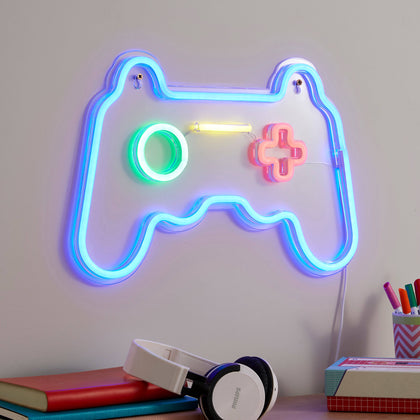 Dunelm Acrylic Game Controller Neon Sign Modern.