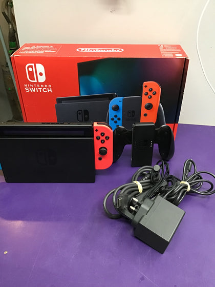 Nintendo Switch Console - Neon Red/Blue BOXED