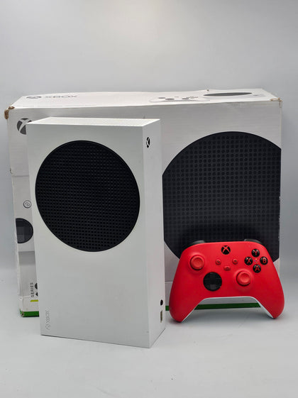 Microsoft Xbox Series S, 512GB, Boxed, with Official Red Xbox series controller