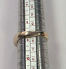 Red Stone 9ct Gold Ring - Size R 1/2