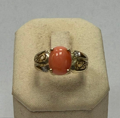9ct Gold Ring (Size N), 3.89g